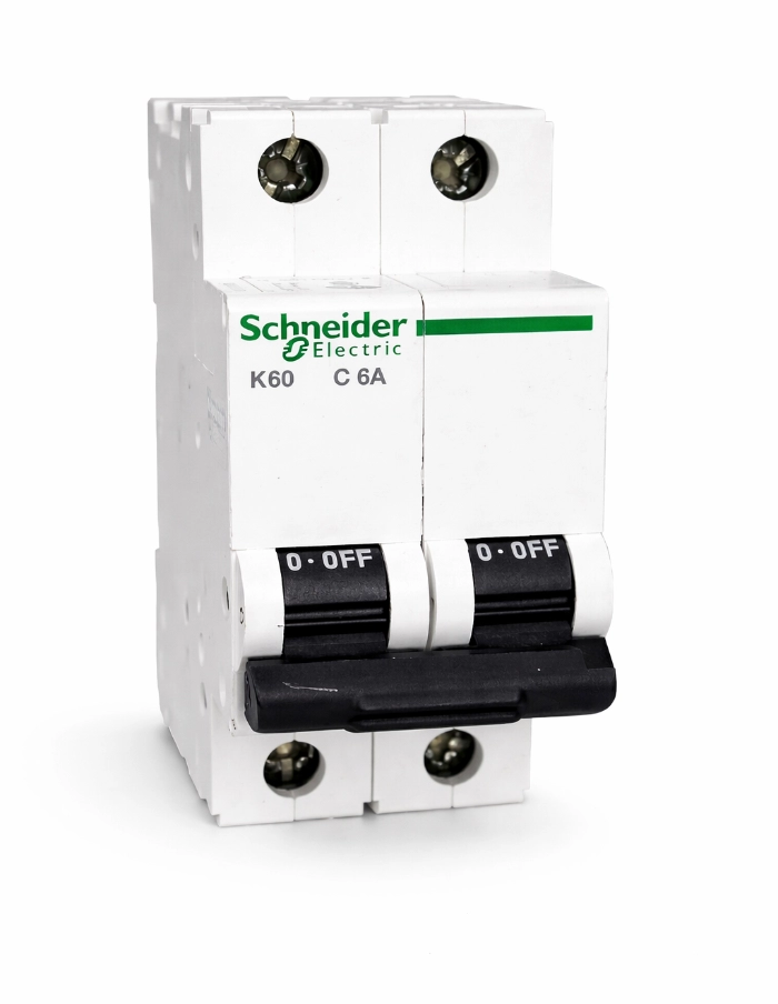 Llave Térmica 2x6a Schneider K60 Curva C Bipolar (Discontinuada)